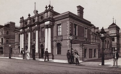 Prefeitura, Cardiff (litho) de English School