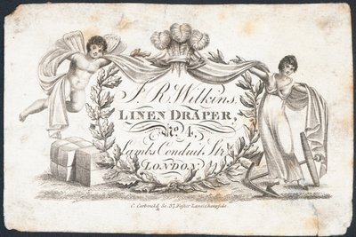 Cartão de comércio, FR Wilkins de English School