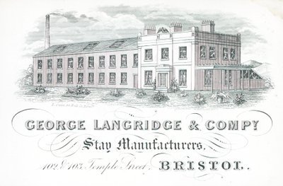 Cartão de comércio, George Langridge & Company de English School