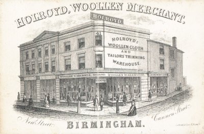 Cartão de comércio, Holroyd de English School