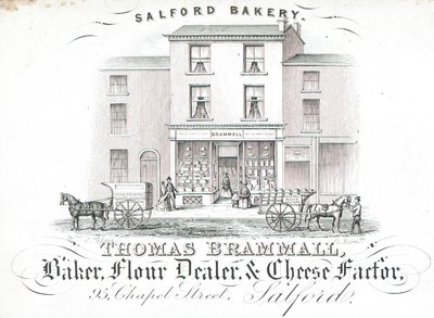 Cartão de comércio, Thomas Brammall de English School