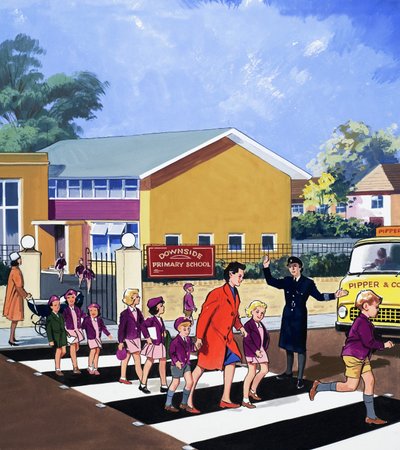 Comissário de trânsito de English School