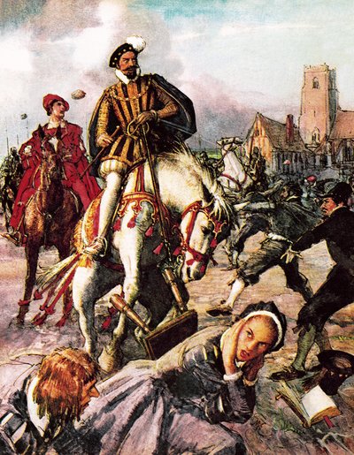 Tragédia no dia de São Bartolomeu, 1572 de English School