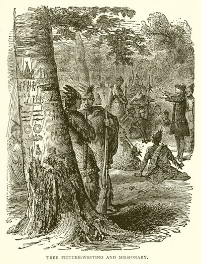 Escrita de Imagens de Árvores e Missionário de English School