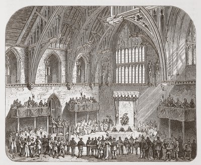 Julgamento de Lambert no Westminster Hall de English School