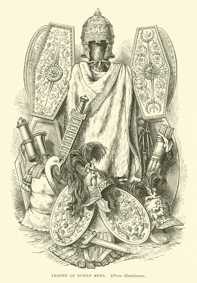 Troféu de armas romanas de English School