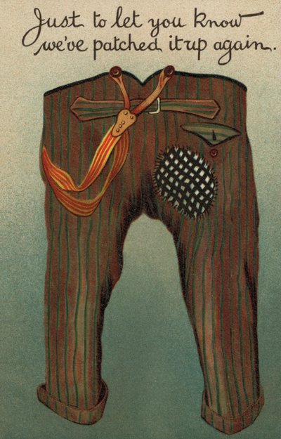 Manchas de calças (cor litho) de English School