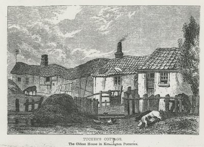 Tuckers Cottage, a casa mais antiga de Kensington Potteries de English School