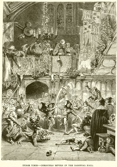 Tudor Times - Christmas Revels no Baronial Hall de English School