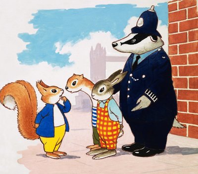 Tufty e policial de English School