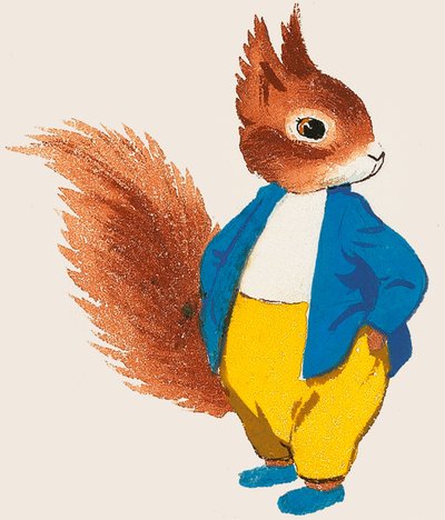 Tufty, o esquilo de segurança rodoviária de English School