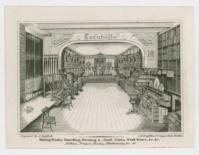 Turnbulls, cartão de comércio de English School