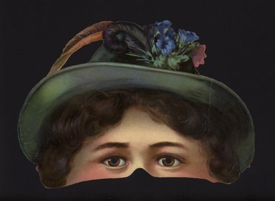 Menina tirolesa, máscara vitoriano. de English School