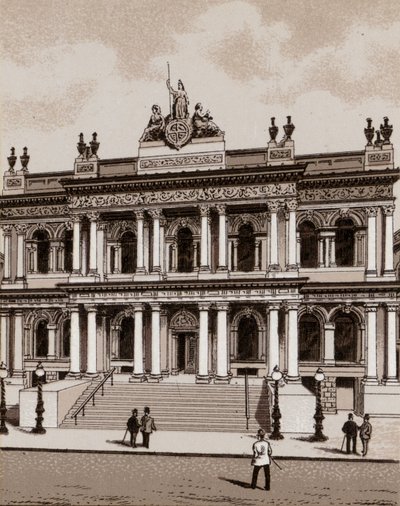 Ulster Bank, Belfast (litho) de English School
