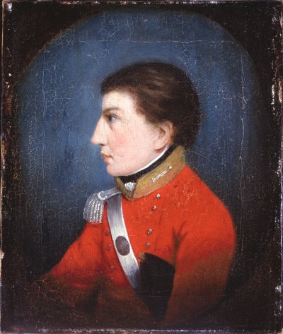 Oficial de infantaria não identificado, c.1800 de English School