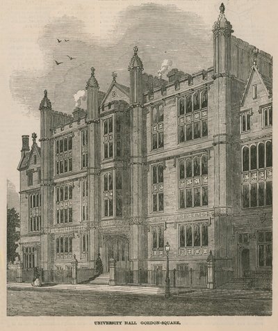 Salão da Universidade na Praça Gordon de English School