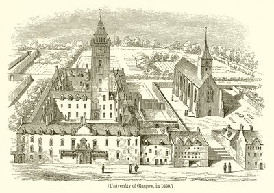 Universidade de Glasgow, em 1650 de English School
