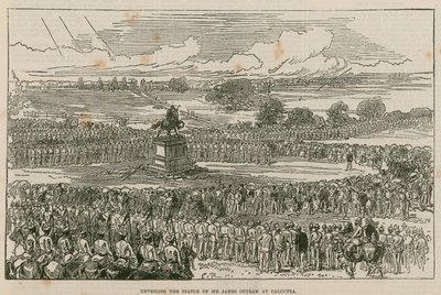 Desvendando a estátua de Sir James Outram em Calcutá de English School