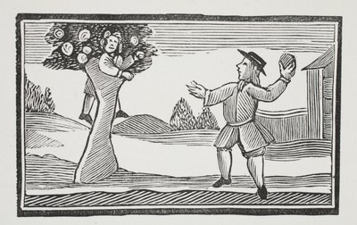 Na árvore, obtenho ilustrações de Chap-books do século XVIII de John Ashton, pub. 1882 de English School