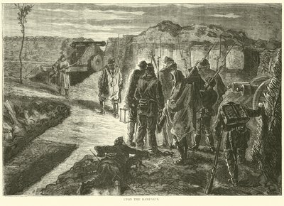 Em cima das muralhas, outubro de 1870 de English School