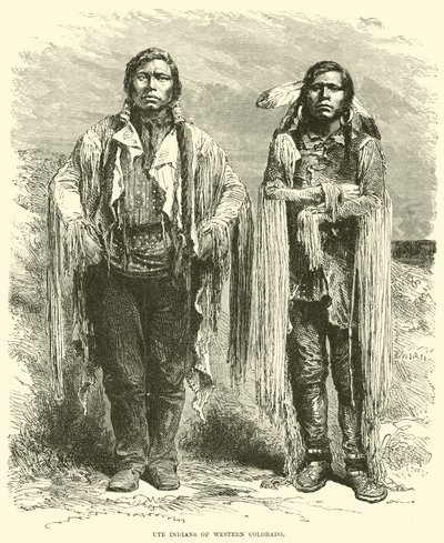 Índios ute do oeste do Colorado de English School