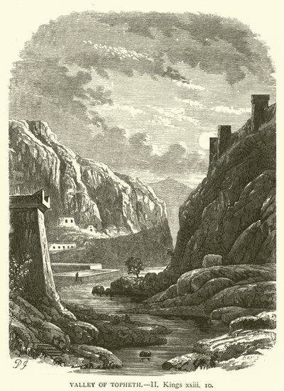 Vale de Topheth, II, Reis, xxiii de English School