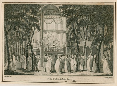 Jardins Vauxhall, Londres de English School