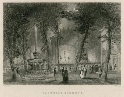 Jardins Vauxhall, Londres de English School