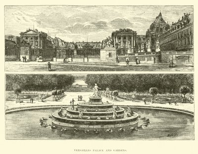 Palácio de Versalhes e jardins de English School