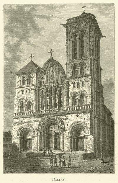 Vezelay (gravura) de English School