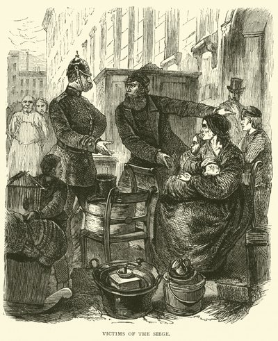 Vítimas do cerco, fevereiro de 1871 de English School