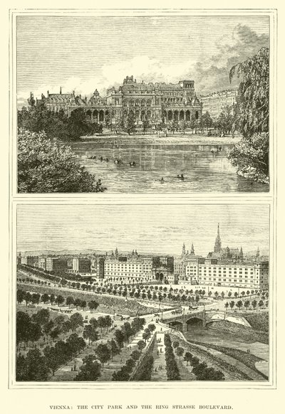 Viena, o parque da cidade e a avenida Ring Strasse de English School