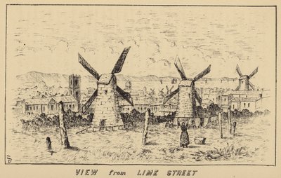 Vista de Lime Street (gravura) de English School