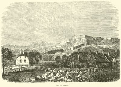 Vista de Belfort, outubro de 1870 de English School