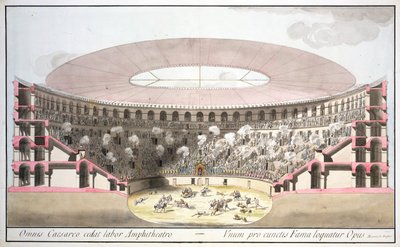 Vista, de, Caesars, anfiteatro de English School
