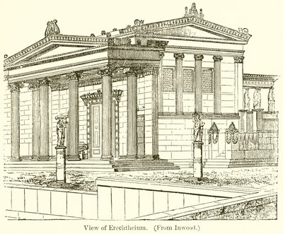 Vista do Erechtheium de English School