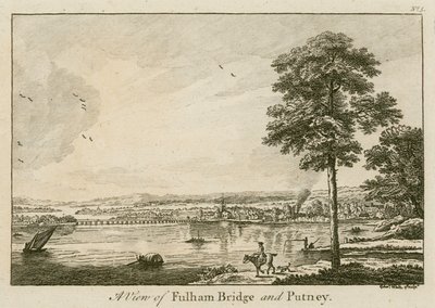 Vista, de, ponte fulham, em, Putney de English School
