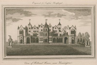 Vista, de, casa holanda, perto, kensington de English School