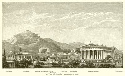 Vista de Olímpia, restaurada por R Bohn de English School