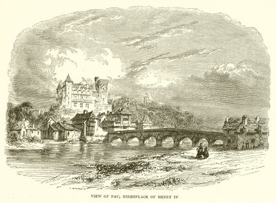 Vista de Pau, berço de Henrique IV de English School