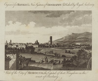 Vista da cidade de Marrocos de English School