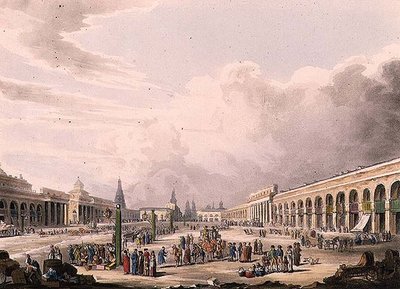 Vista da Grande Praça com as Lojas de Moscovo, placa 3 do 