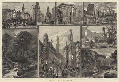 Vistas em Bradford (gravura) de English School