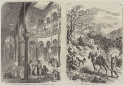 Visita do Imperador dos Franceses à Argélia (gravura) de English School