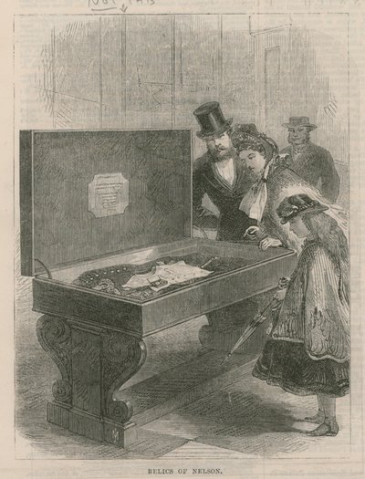 Visita ao Greenwich Hospital; Relíquias de Nelson de English School