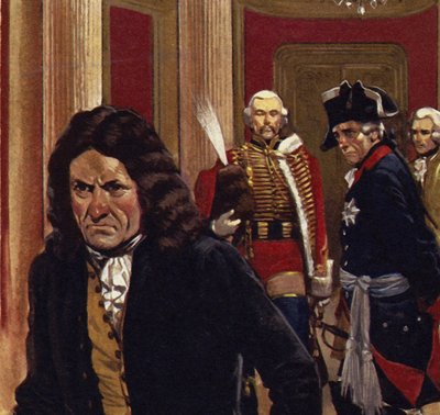 Voltaire teve uma relação tempestuosa com Frederico, o príncipe herdeiro da Prússia de English School
