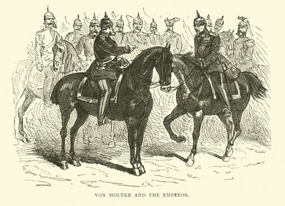 Von Moltke e o Imperador, janeiro de 1871 de English School
