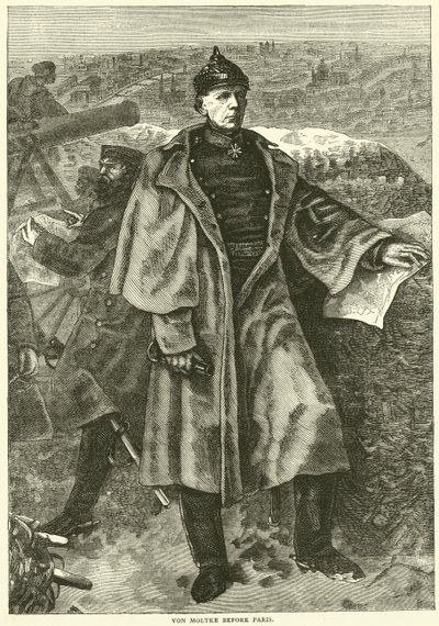 Moltke antes de Paris, novembro de 1870 de English School