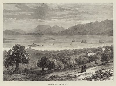 Vourla, Golfo de Esmirna (gravura) de English School