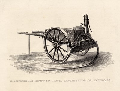 W. Distribuidor de líquidos melhorado Crosskills ou Watercart de English School